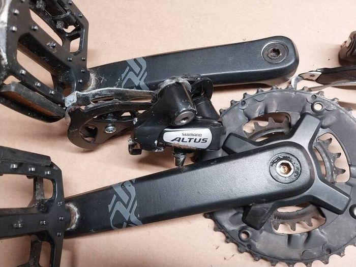 bike drive train 2 x 8
