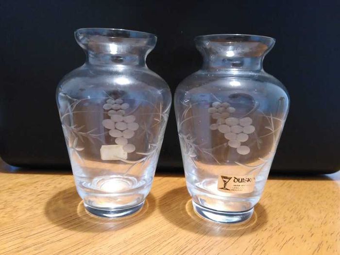 Duiske Vine Cut Vases