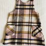 Twin checkered pinafore Image 4