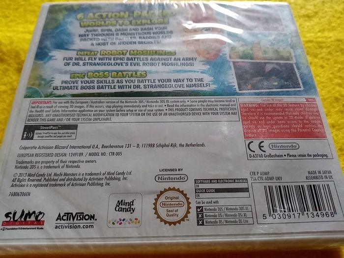 Moshi Monsters Katsuma Unleashed Nintendo Ds games Original