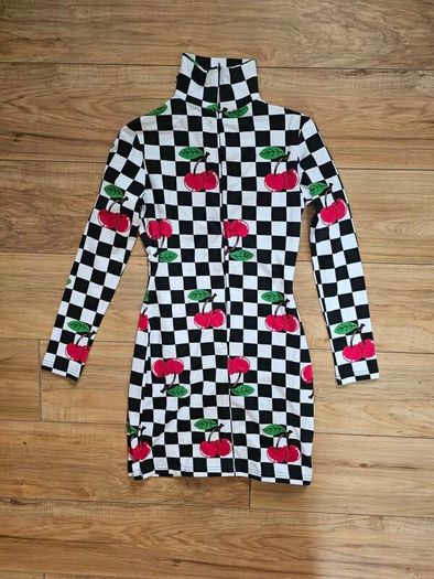 House Of Holland Cherry Print Dress