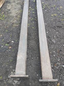 Steel gate posts