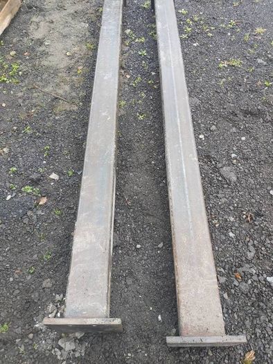 Steel gate posts