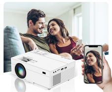 12000Lumens Portable HD LED Projector 1080P Home Theater Multi-Functional Smart