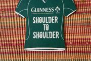 Guinness beer mat - jersey design