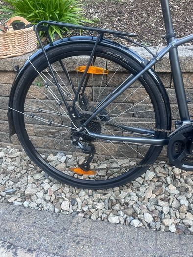 Trek FX 2 charcoal grey bike