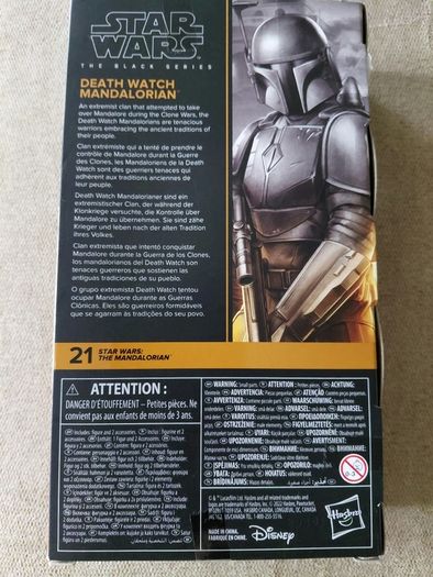 Star Wars the black series The Mandalorian Death Watch Mandalorian new in box
