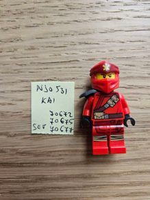 lego njo0531 kai, set ninjago 70672, 70675, 70677