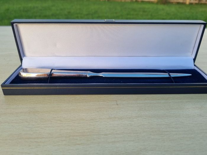 Vintage silver plate paper knife