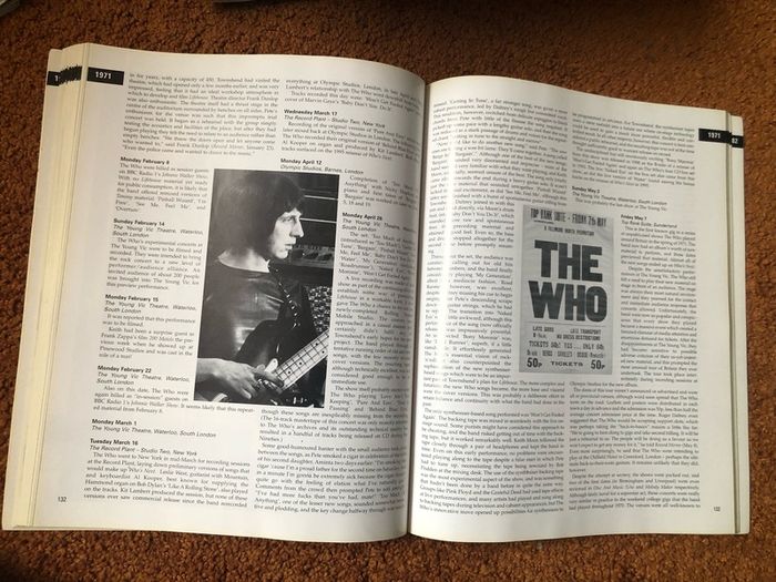 The Who Concert File book