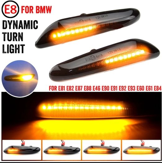 2pcs For BMW E60 , E46 , E90  LED Dynamic Turn Signal