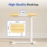 H5 Side Table, Flexible Laptop and Bed Table with Tiltable Desktop, Height Adjustable & Mobile, Ideal for Sofa, Bed & Reading Time (Maple) Image 5