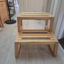 2-step wooden step stool Image 2