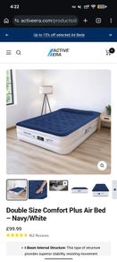 Active Era inflatable mattress with electric pump