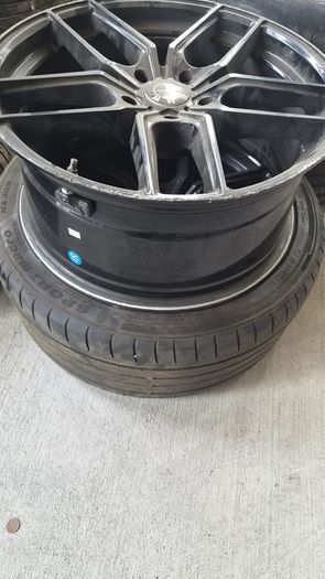 X2 bmw wheels one front one rear