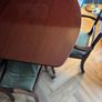 mahogany table and 6 chairs Image 2