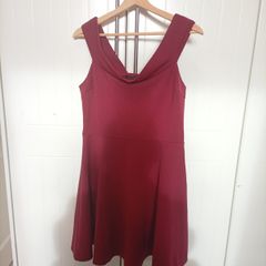 Off The Shoulder Skater Dress