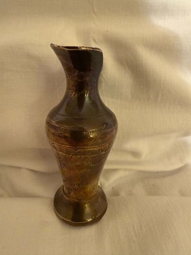 1980s brass jug ornament