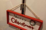 Christmas wooden picture