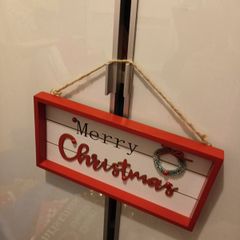 Christmas wooden picture