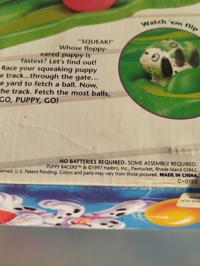 vintage Puppy Racers Board Game 1997