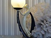 Antique style Light with Sphere Shade Dancer Art Deco Style