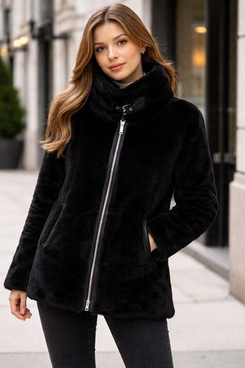Claudie Pierlot Real leather Coat