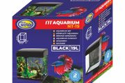 Aqua Nova Aquarium Set NT-19 Black 19L LED Light And Filter