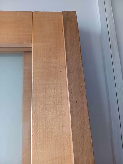 2 Shaker Style Internal Doors with Frosted Glass