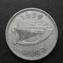 Irish Republic. Silver Shilling (1939) Image 2