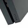 PlayStation 4 Later C-Chassis Model in Black with Blue Controller Image 3
