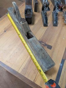 Large old hand plane