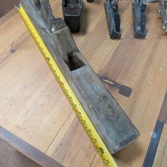 Large old hand plane