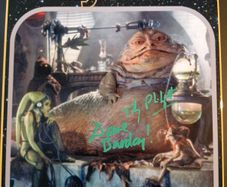 Jabba the Hutt double signed 8x10