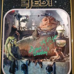 Jabba the Hutt double signed 8x10
