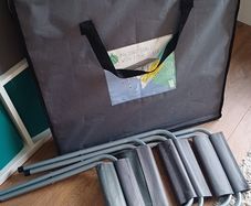 Camping table with 4 chairs