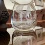 Vintage Signed Bruce Walker Kirkbuddo Glass Studio Etched Art Glass Bud Vase Capercaillie 1976 Image 9