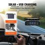 RV Tire Pressure Monitoring System, 7.3-87 PSI Trailer TPMS, Universal Wireless Car Alarm System, Waterproof TPMS Sensors Set with Solar Charge, 4 Sensors, 5 Alarm Modes, and Real-time Display Image 3