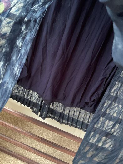 skirt Bnwt navy party wear skirt size medium large lilie rose brand