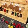 NEW Rustic STAY WILD Wood Art Wall Sign Image 7