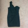 Elegant One Shoulder Black Dress Image 2