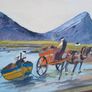 Oil Painting "Gathering Seaweed" Image 4
