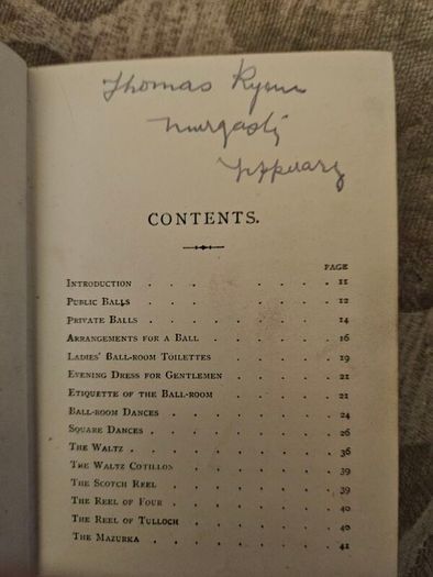 The Ball Room Guide. By Lucie H. Armstrong.  Minature Rare Hardback In Good Condition.  See Photos For Same.