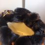Black fur handbag Image 6