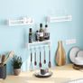 Nursery Book Shelves, 16.5 Inch Floating Book Shelves for Wall Set of 3, Baby Nursery Decor, Solid Wood Wall Mounted Shelves for Children's Room, Bedroom,Bathroom,Kitchen,and More (Natural White) Image 7
