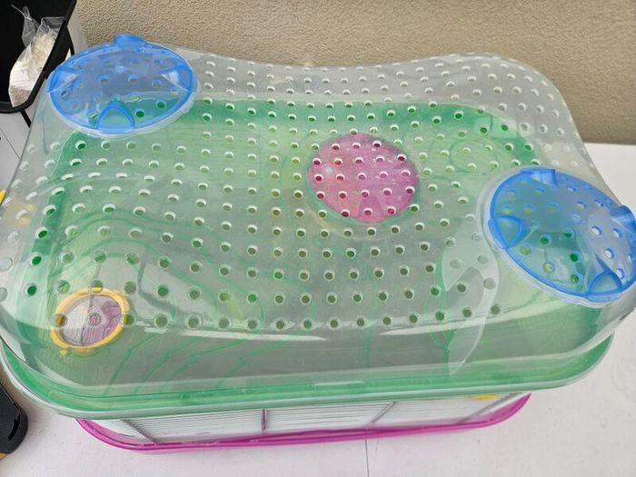Hamster cage and accessories