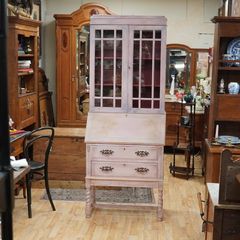 Hand Painted Bureau Bookcase / Display Cabinet