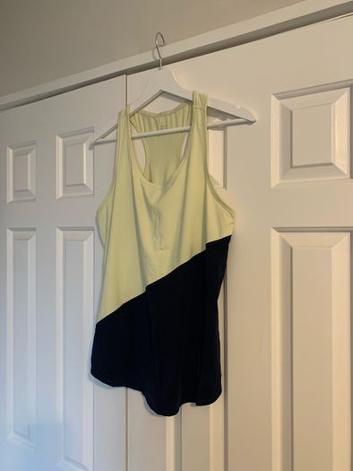 Goodmove Yellow & Navy Sports Top