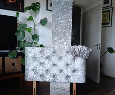 Single divan bed.