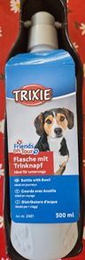 Dog Water Bottle with Bowl BNWT